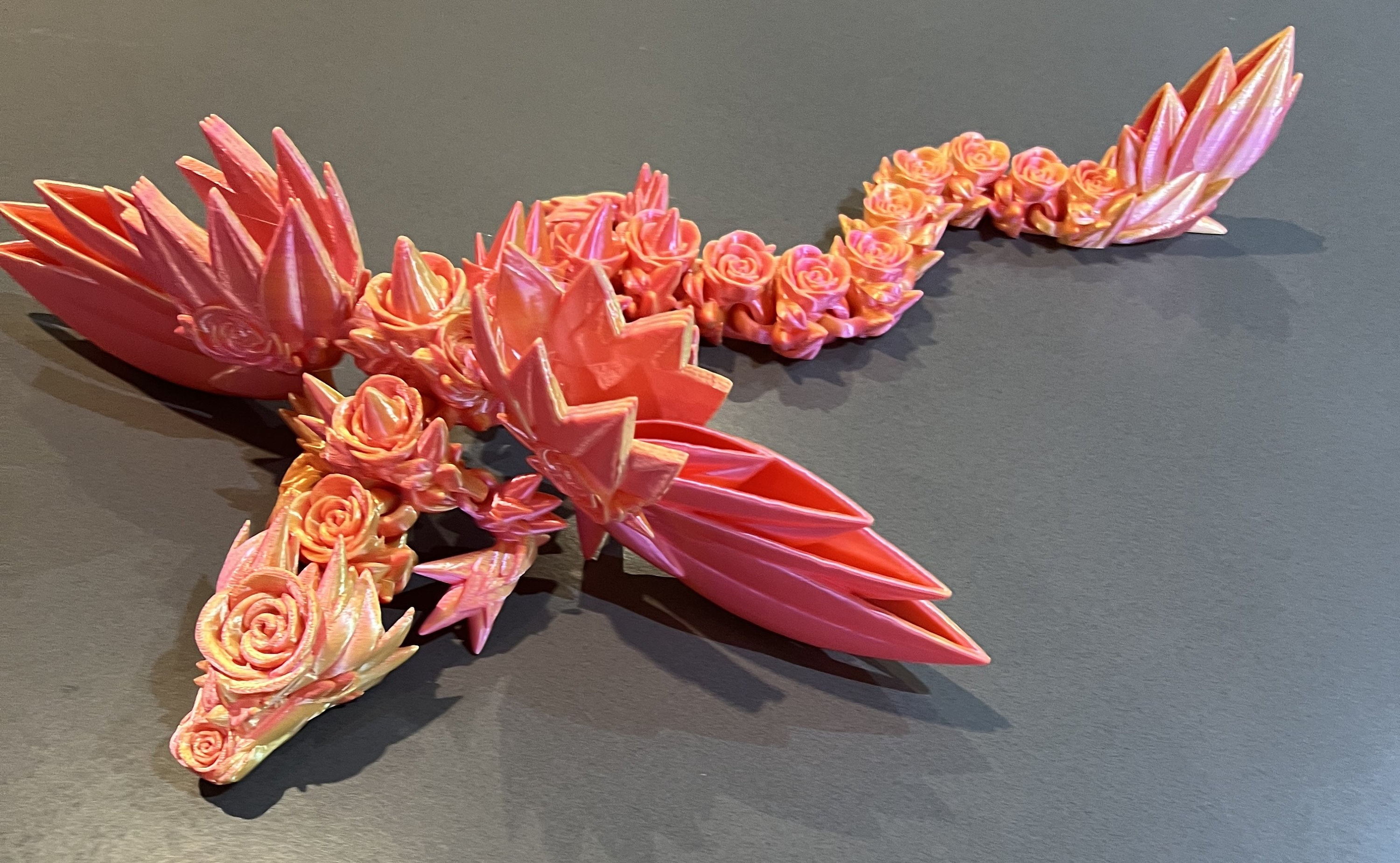 Rosewing Dragon 3D Printed Cinderwing Fully Articulated Etsy