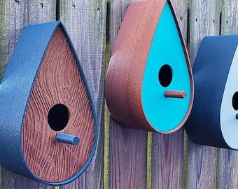 Raindrop Birdhouse | Wall-Mount Nest Box