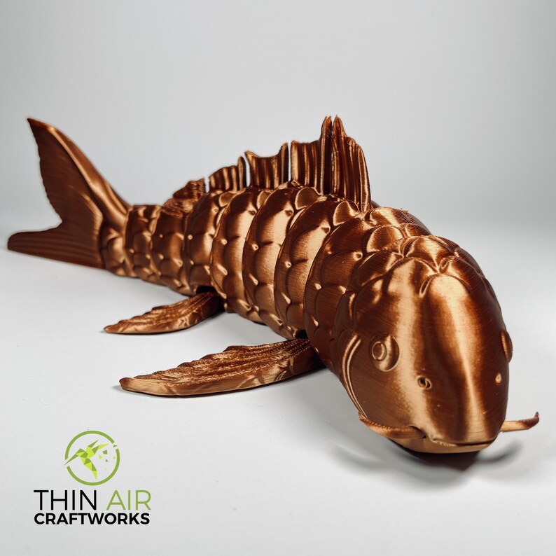 Articulated Koi Fish 3D Printed Etsy