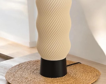 Ripple Lamp | Wavy Textured Table Lamp