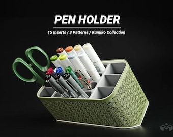 Asanoha Pen Holder - Modular