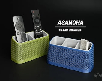 Asanoha Modular Remote Control Holder