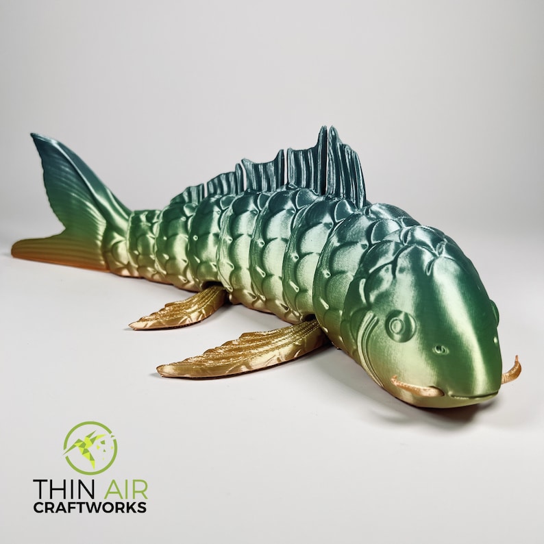 Articulated Koi Fish 3D Printed Etsy