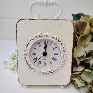 White Carriage Clock