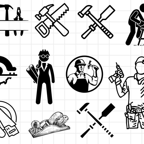 Carpentry Svg - Etsy