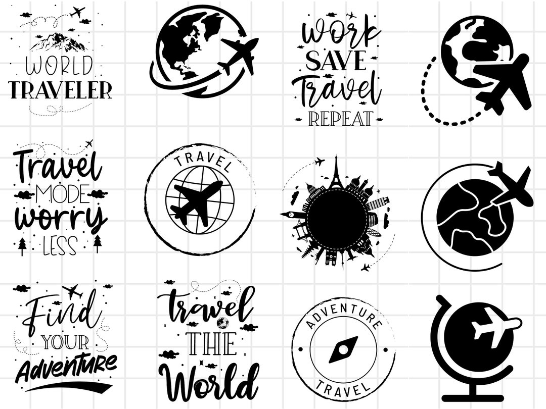 Travel Svg Bundle, Funny Travel Svg, Traveling Svg, Travel Clipart, Svg