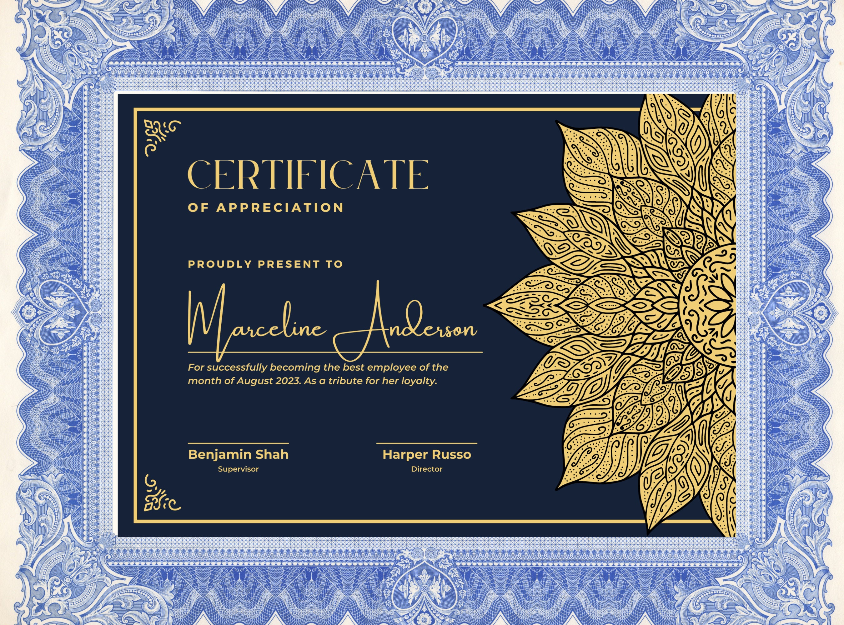 Editable Certificate of Appreciation Printable Appreciation Certificate