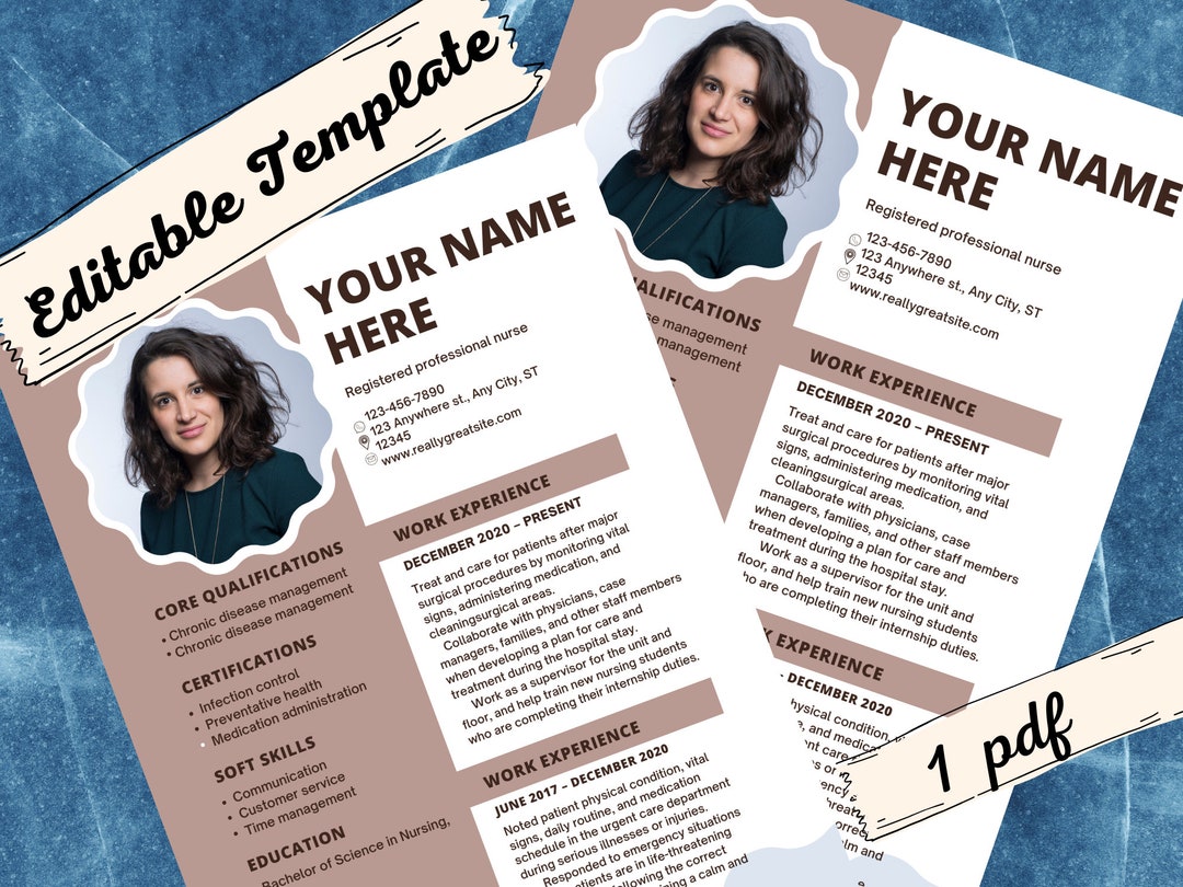 Nursing Resume Template Nursing - Il 1080xN.4610523209 Skly 