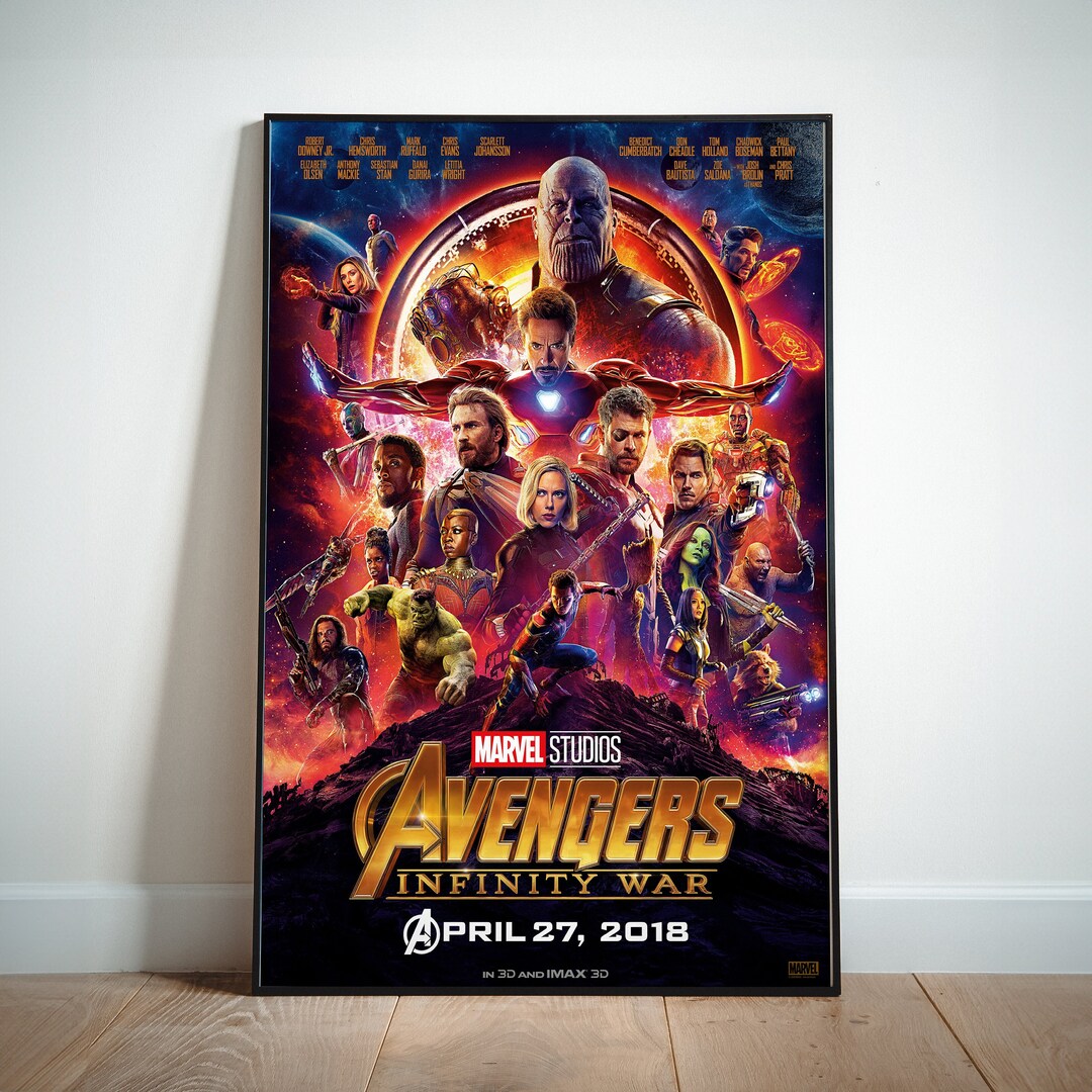 Avengers Infinity War Posters, Movie Posters, Canvas Wall Art, High ...