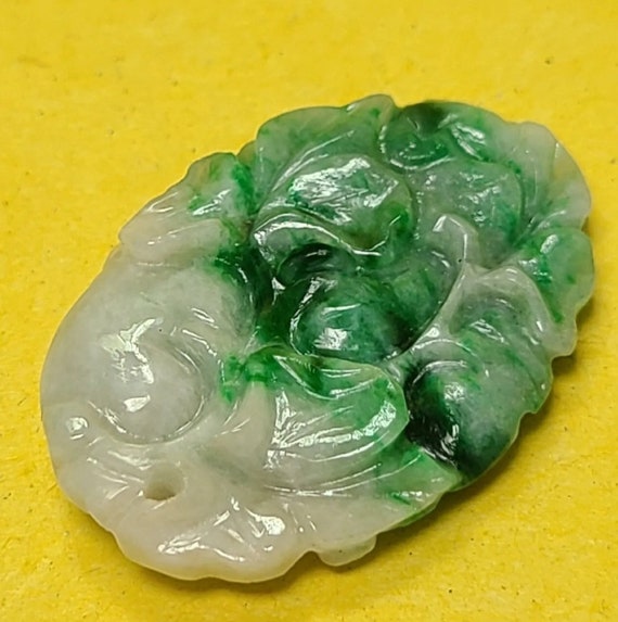 Imperial Jade Pendant Vintage Antique Chinese Han… - image 6