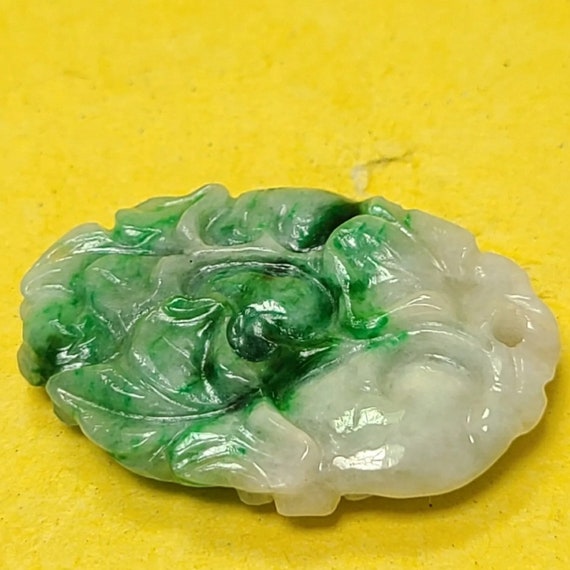 Imperial Jade Pendant Vintage Antique Chinese Han… - image 7