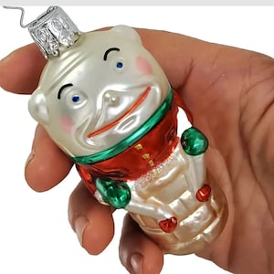 Vintage Inge-Glas Humpty Dumpty Blown Glass Christmas Ornament
