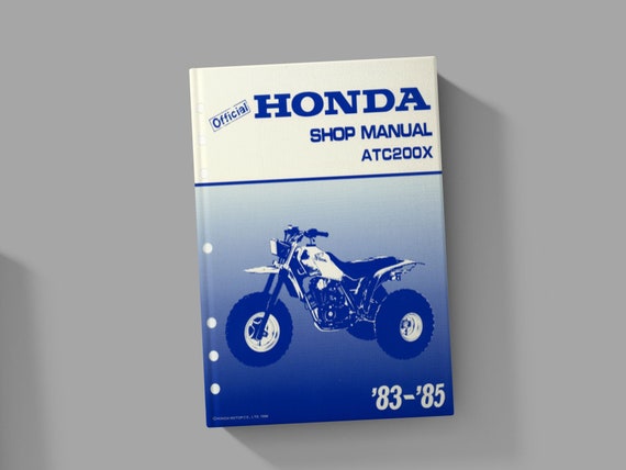 HONDA ATC200X サービスマニュアル HONDA ATC200X サービスマニュアル Honda Service Manual 86-87 ATC