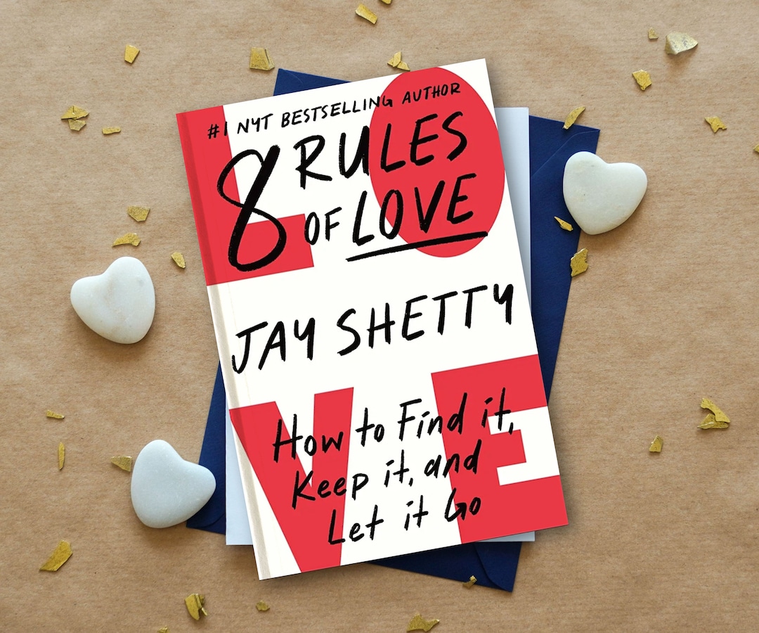 8 rules of love by jay shetty how to find it, keep and let it go etsy 