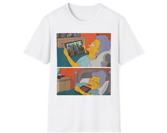 Grieving Grandma Simpsons new jeans T-Shirt | TV Cartoon Meme Tee