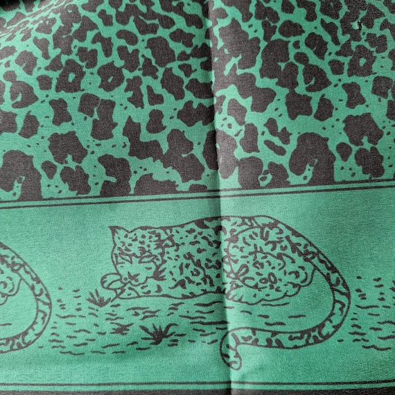 Leopard Print - Green - Ancestral Cloth - Amabhayi - Masela a