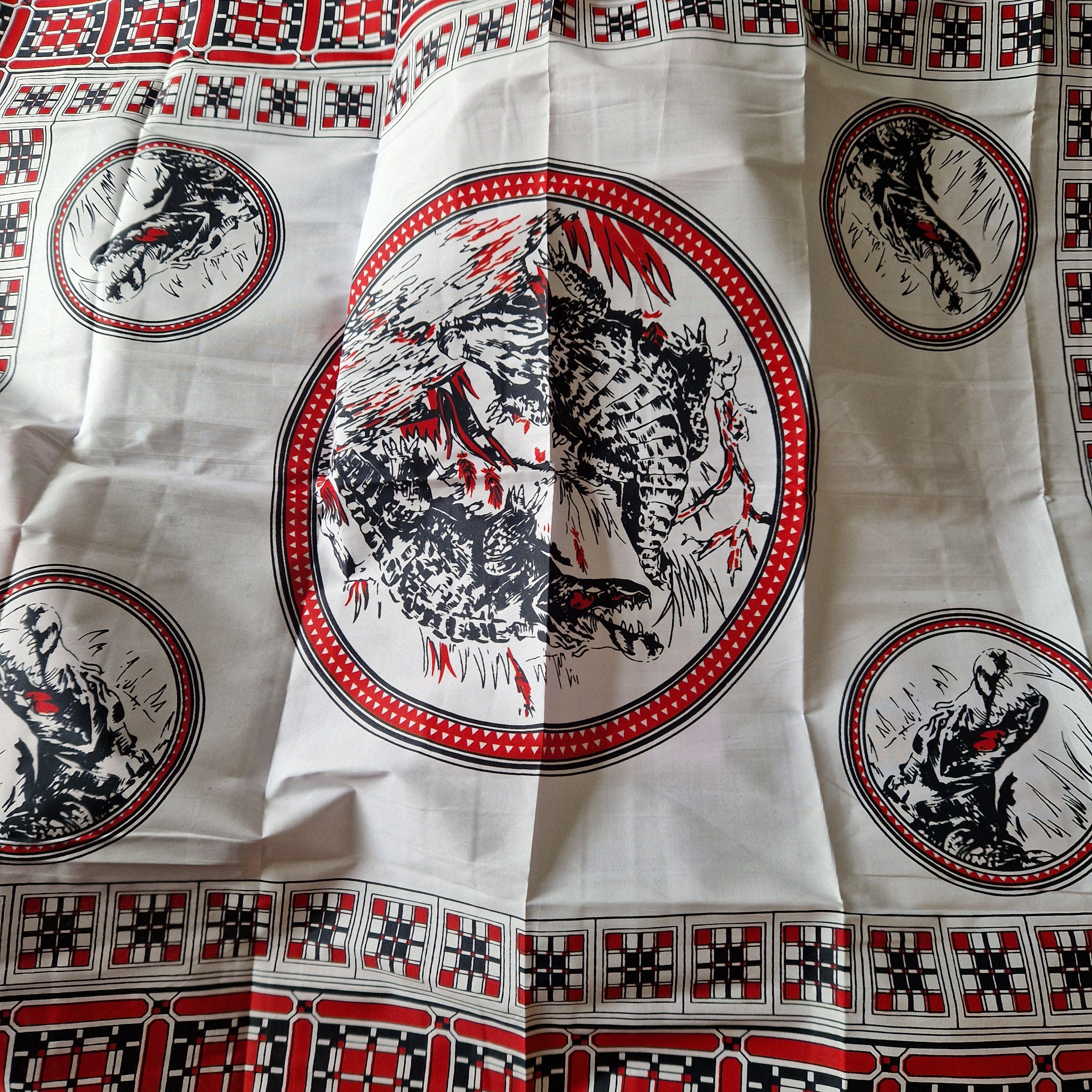 Crocodile - White-ancestral Cloth - Amabhayi - Masela a Badimo ...