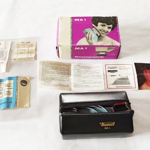 Vintage massager "Komet MA 1" GDR 1970s, electric retro household appliance for beauticians