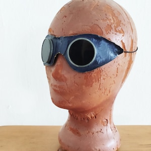 Vintage Welding Goggles Safety Glasses 1930s Steampunk Cyber-Punk