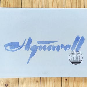 Vintage DDR Aquarellkarton Block, XXL Papier, 1960er-1980er Jahre, Grösse 36x48cm 14x19inch