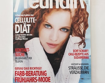 Frauen-Zeitschrift FREUNDIN 5/1997 Modetrends Farbberatung Kosmetiktipps Schminken