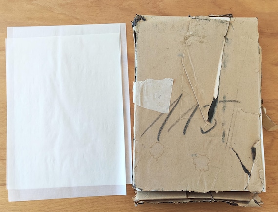 Vintage DDR Transparent-Papier A4-Format 1970/80er Jahre, 1 Packung