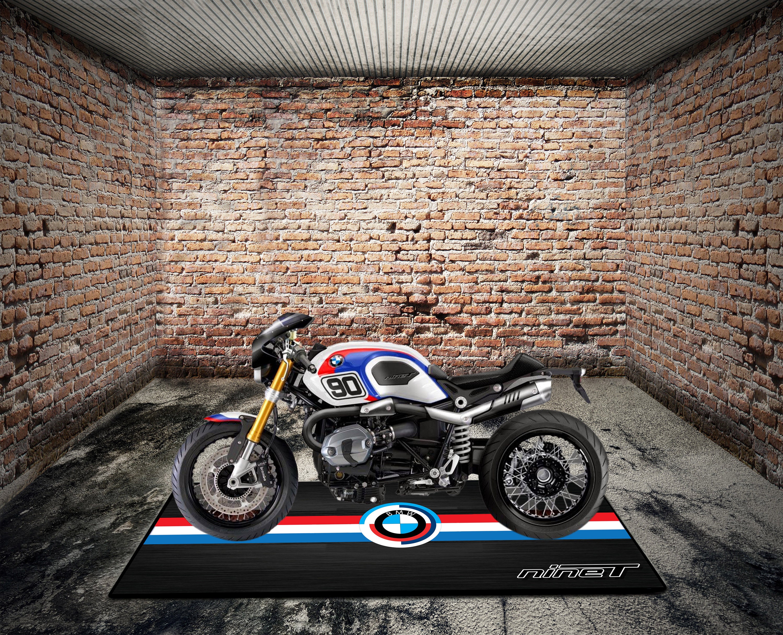 Motorcycle Mat Washable Motorcycle Rugs Perfect for Home and Garage  Motorcycle Gift 