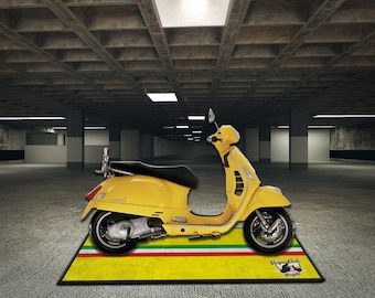 Designed motorcycle mat for Vespa