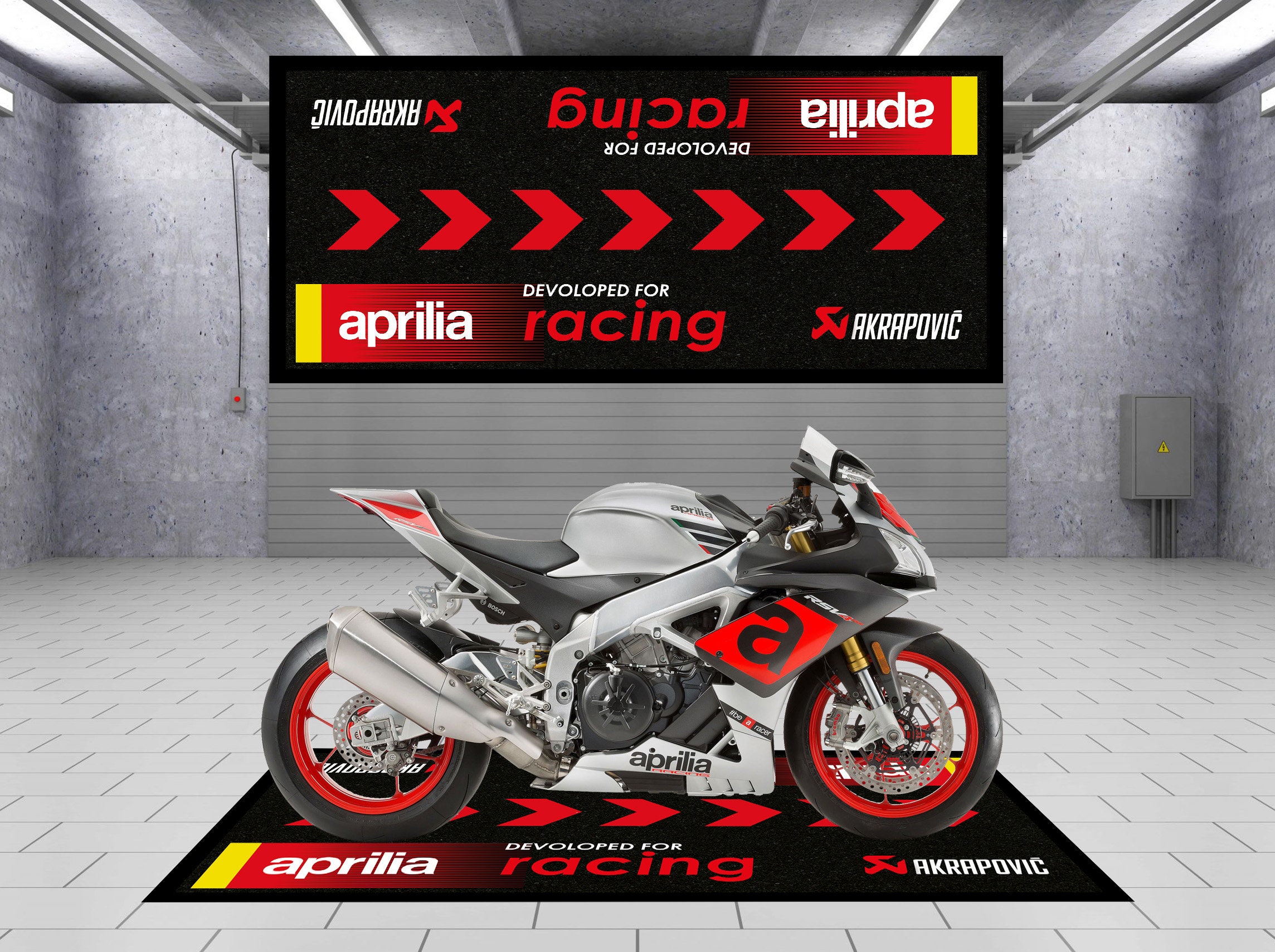 Aprilia aprilia Racing - schwarz - Aufnäher Shop / Patch - Shop