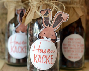 Hasenkacke - Ostergeschenk | Osternest im Glas To Go