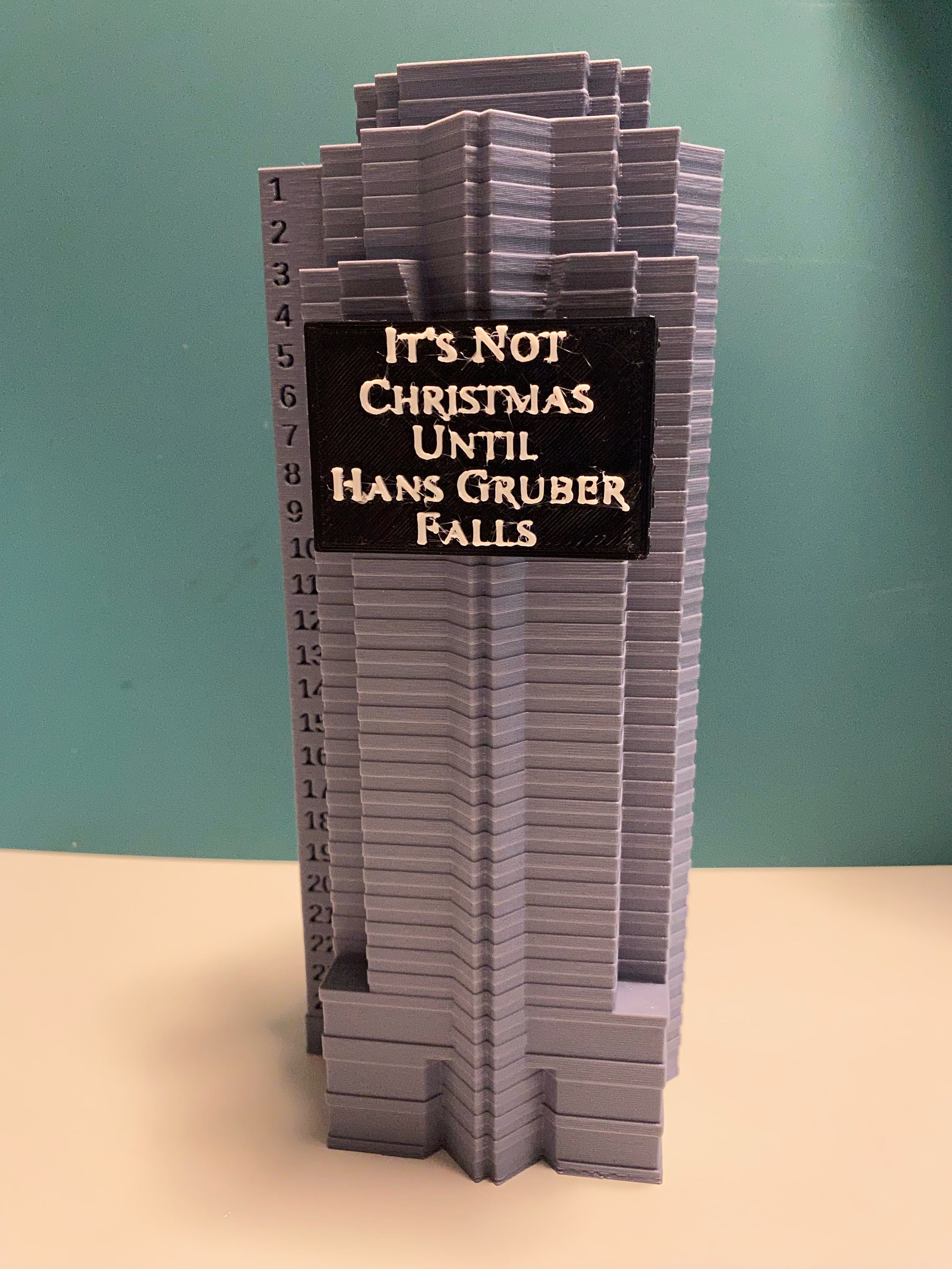 Nakatomi Plaza Advent Calendar die Hard 9 Inch Model Etsy