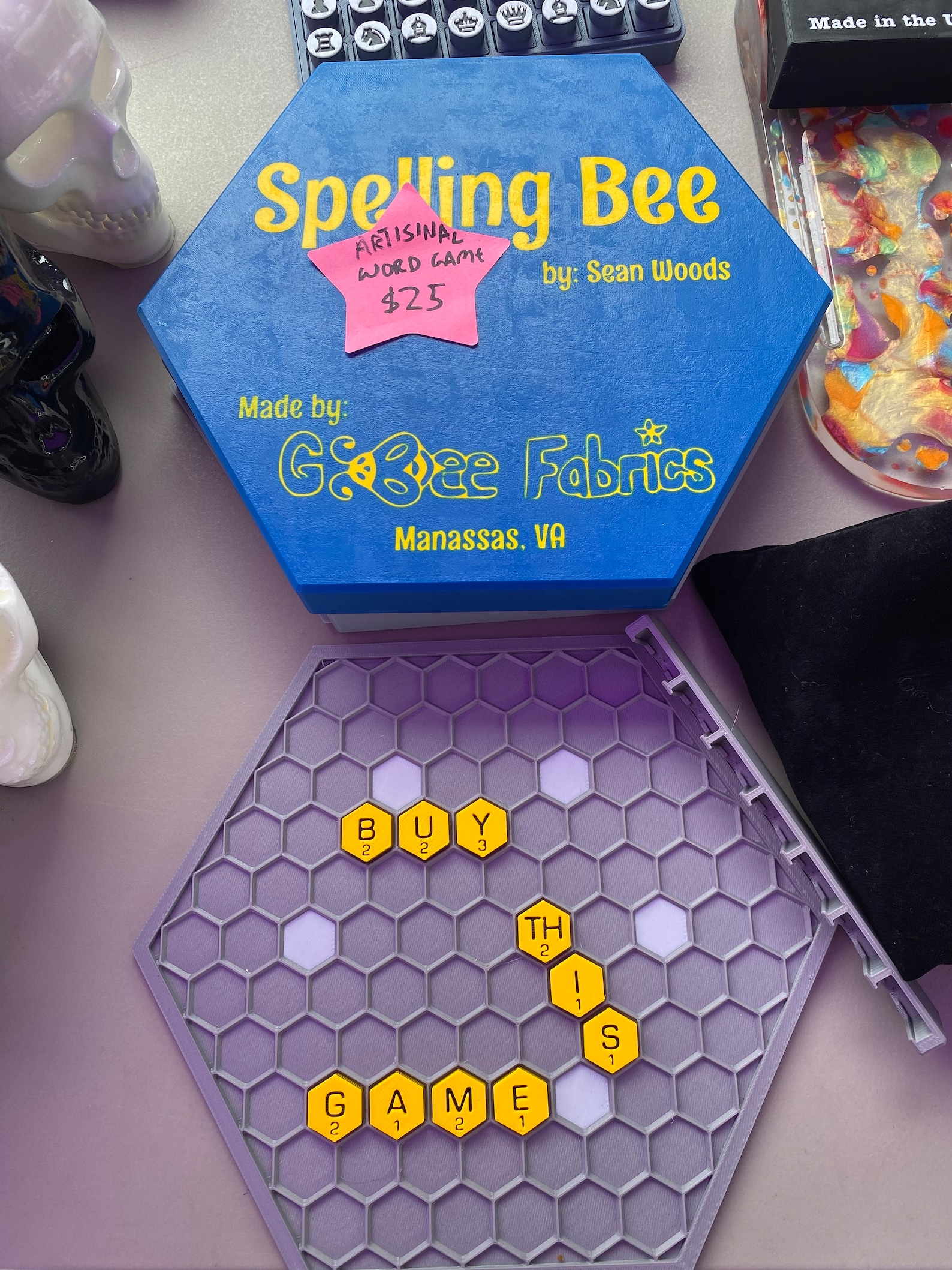 Spelling Bee - A 3D Printed Word Game - Etsy