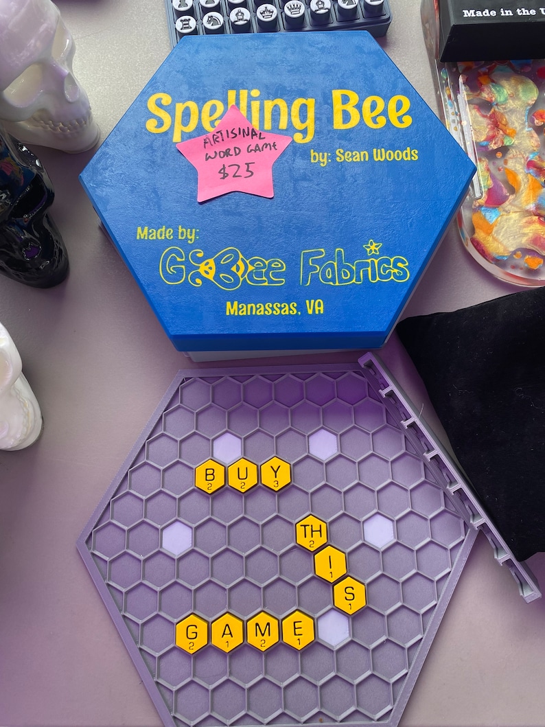 Spelling Bee - A 3D Printed Word Game - Etsy