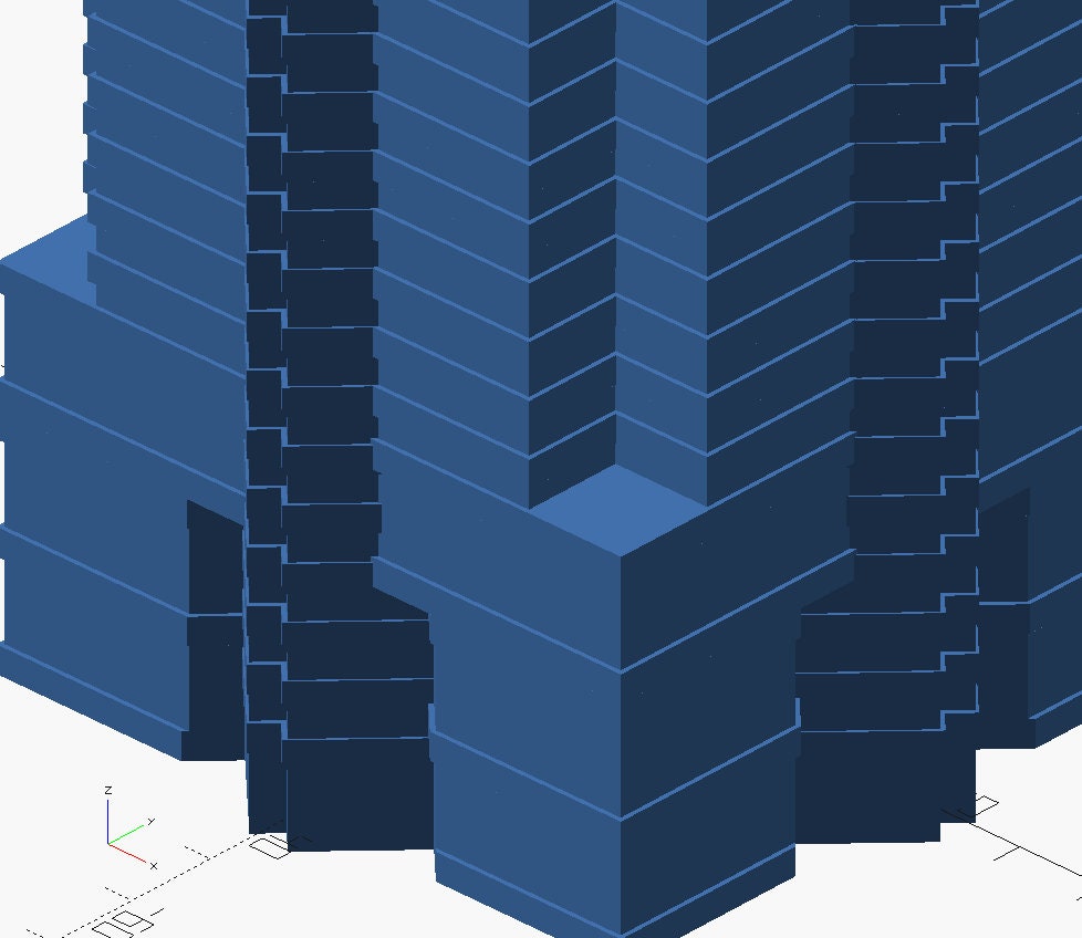 Nakatomi Plaza 3d Model Etsy