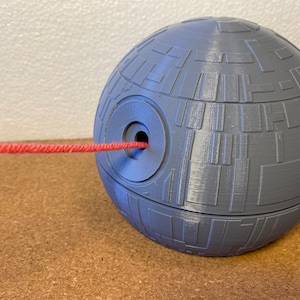 Death Star Inspired Yarn Bowl with Lid