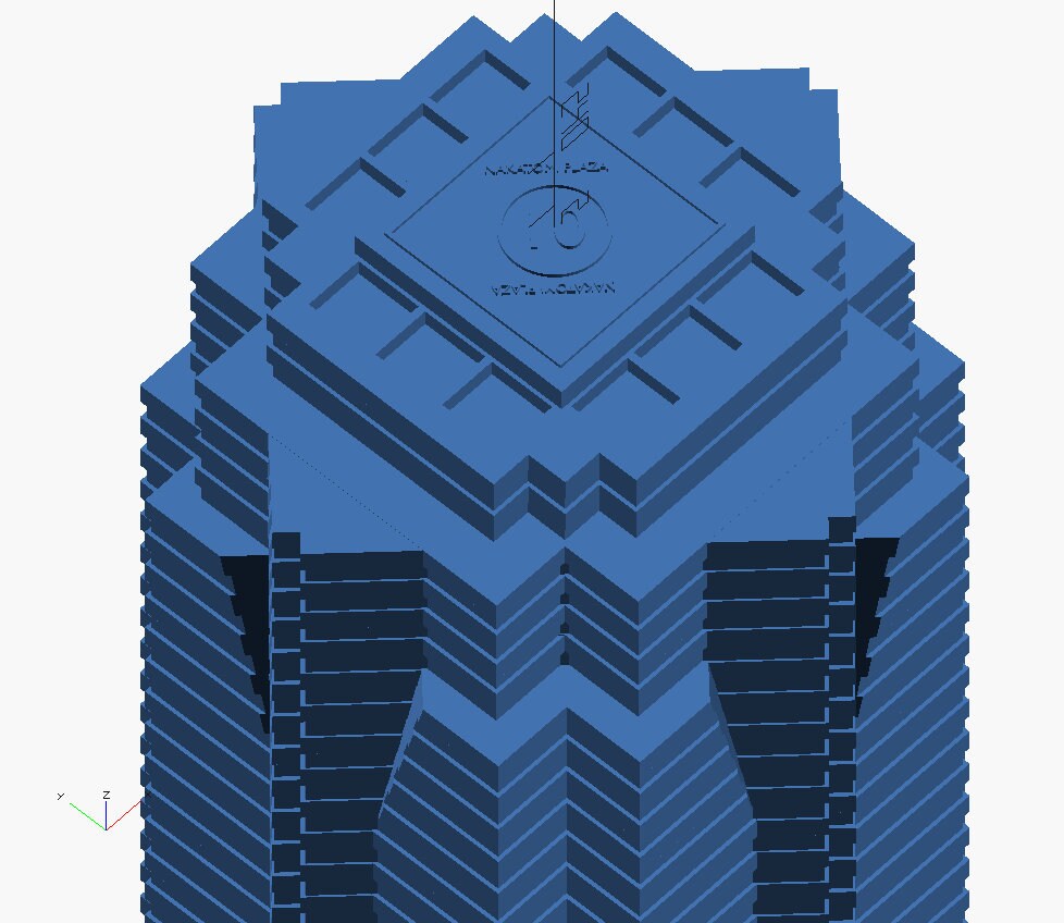 Nakatomi Plaza 3d Model Etsy