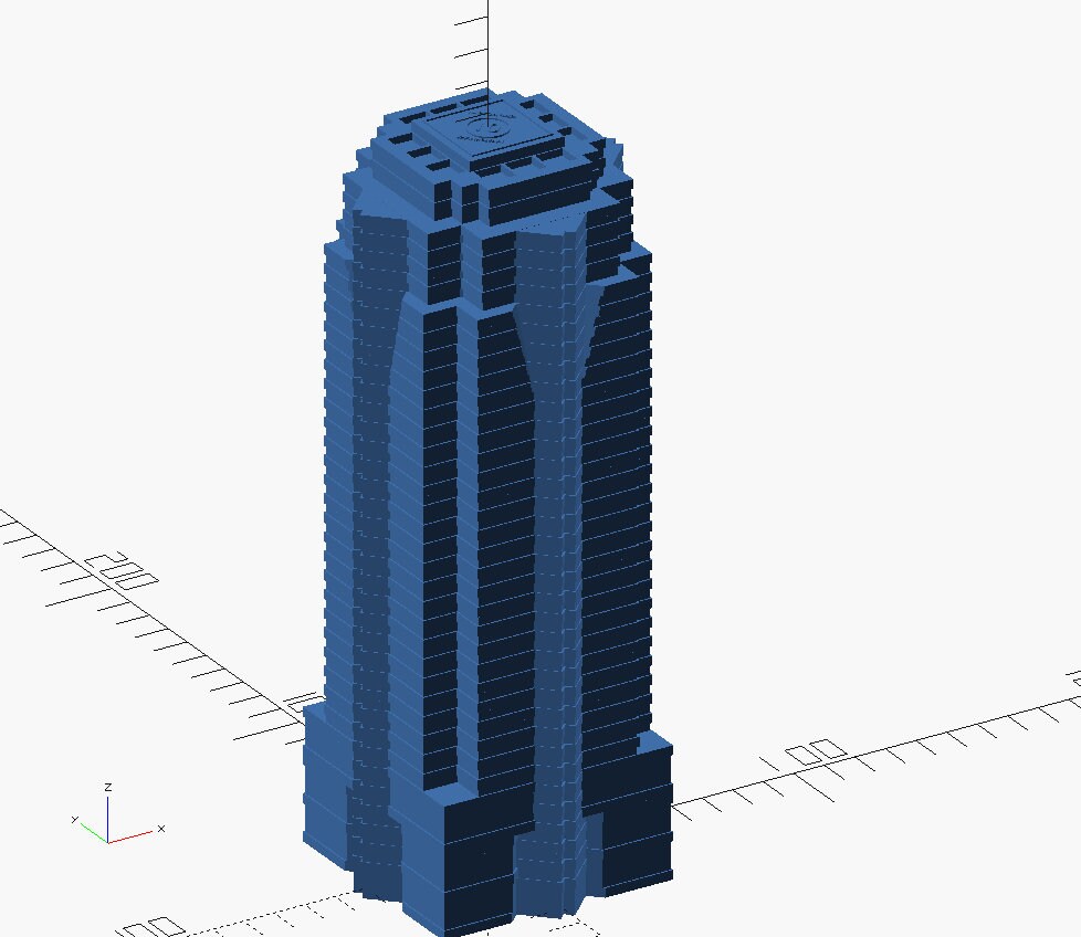 Nakatomi Plaza 3d Model Etsy