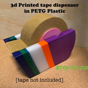 Jumbo Tape Dispenser For Packing Tape - 3d Printed