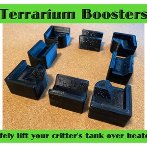 Terrarium Boosters, Safely lift your critter's tank over heaters - TPU