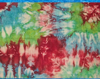 Diving Shammy: Ice-Dye Neon Diver's Shammie Chamois Towel with Carry Case