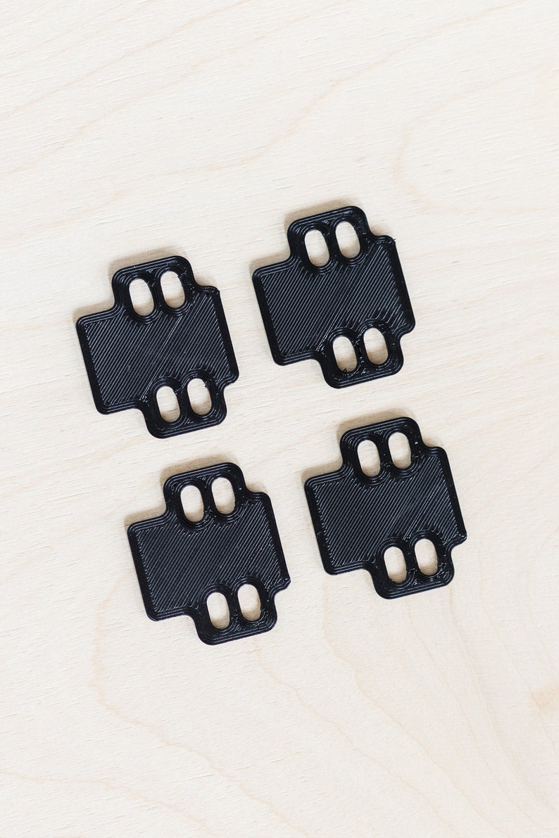 3D printing IKEA IVAR gap set of 4 gap kit adapters for shelves sustainable image 1