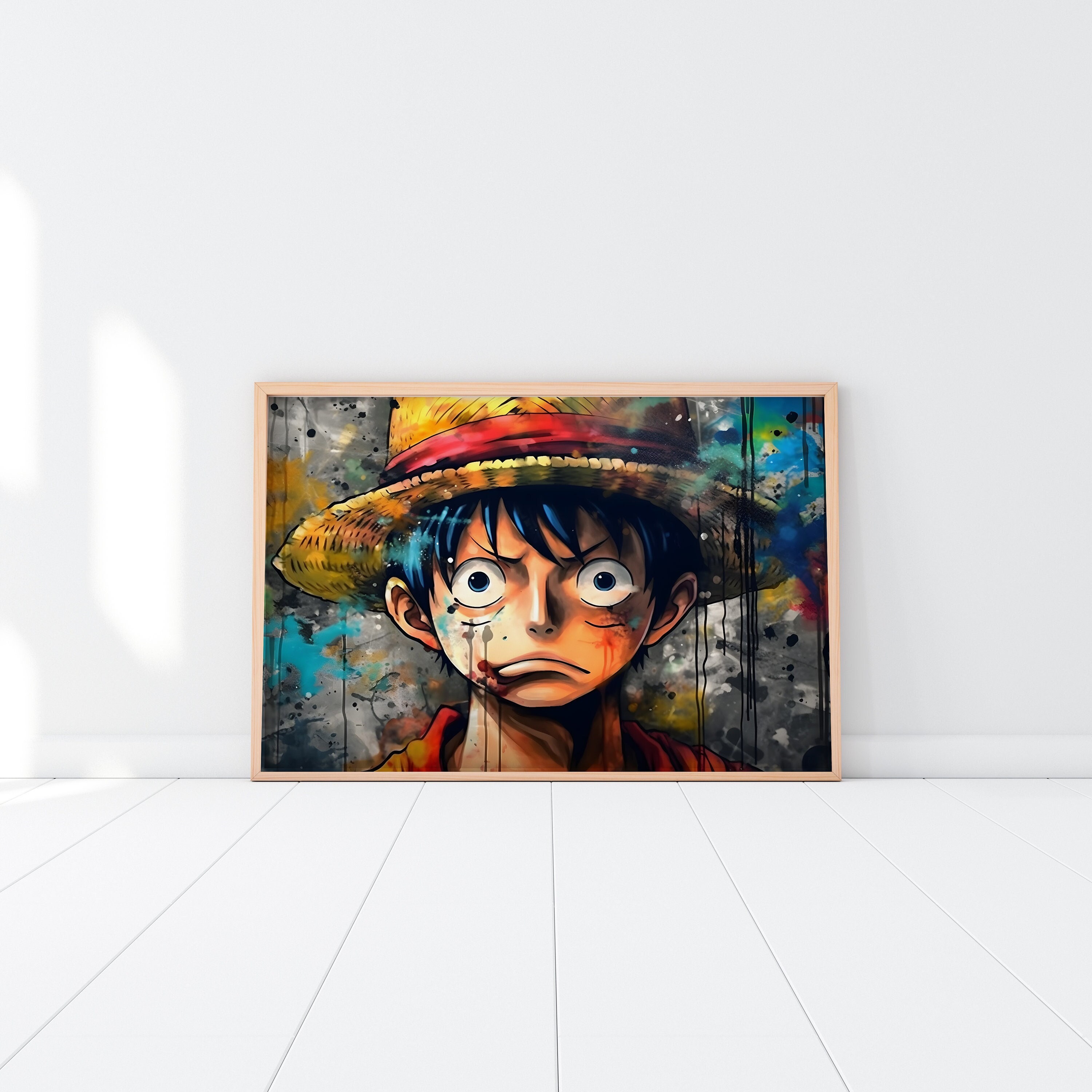 2 Piece Anime One Piece Luffy Zoro New Wanocountry Kaido HD Poster Cartoon  Manga Canvas Painting Wall Pictures for Living Room Wall Decoration Boy  Gift--Unframed