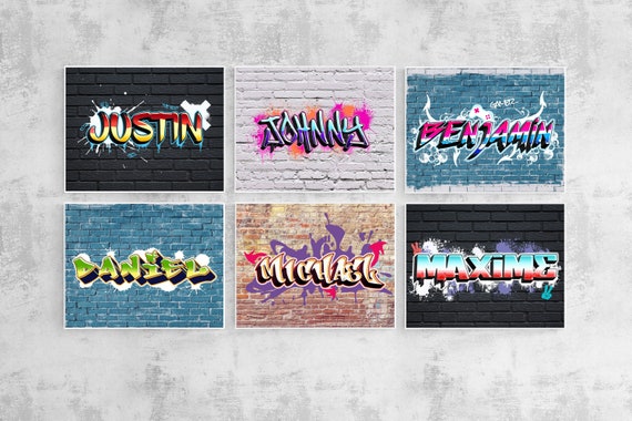 Graffiti Themed Bar Bat Mitzvah Logo by Cutie Patootie Creations