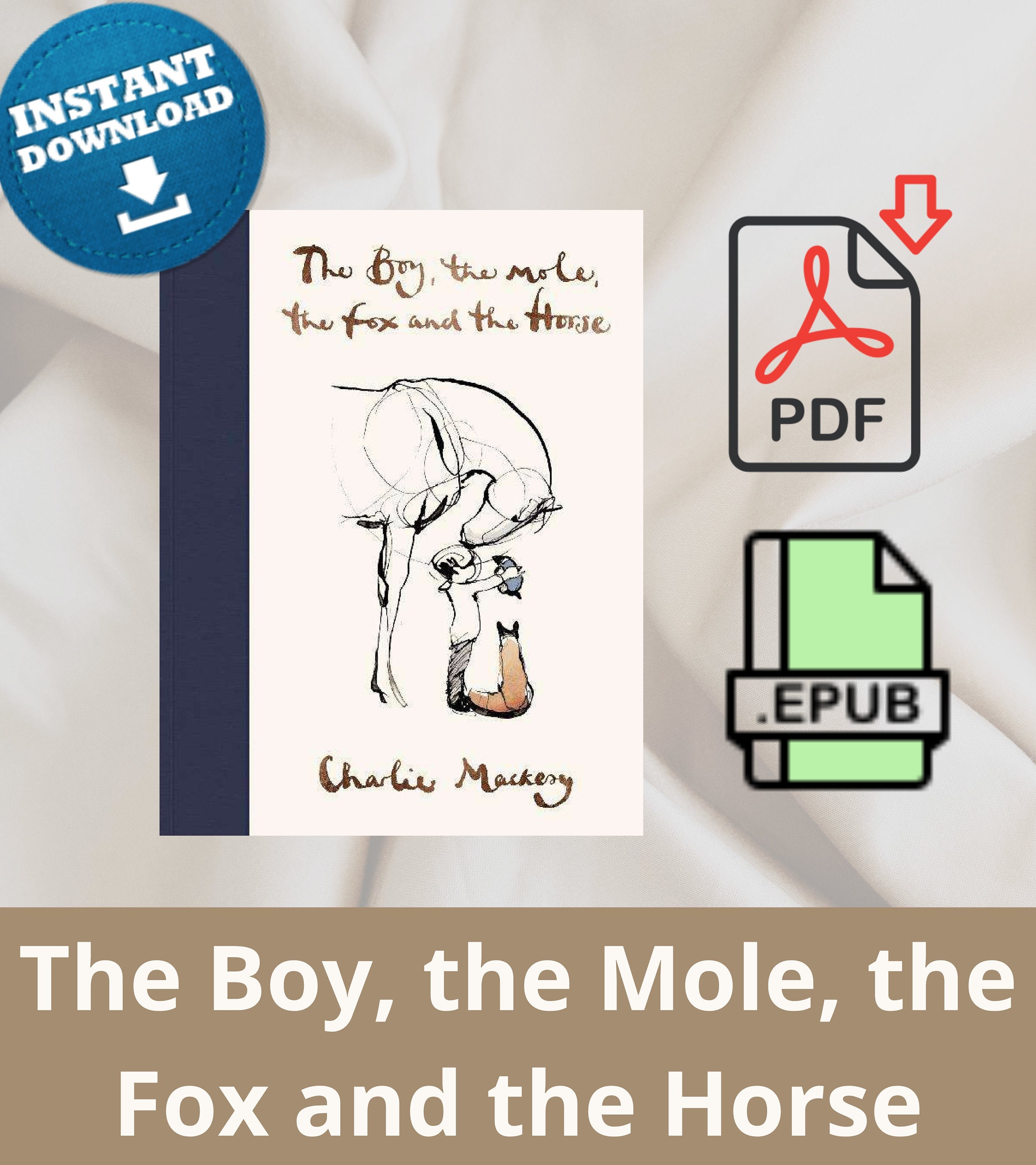 The Boy the Mole the Fox and the Horse by Charlie Mackesy Etsy