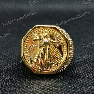 Coin ring studio etsy hotsell