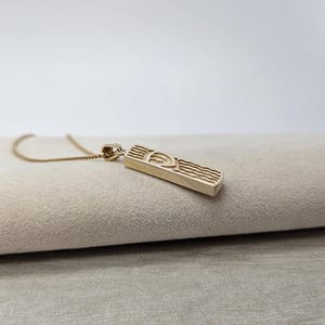 14k Gold Mezuzah Anhänger, Jedaica Schmuck