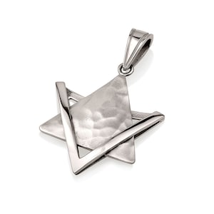 14k gouden Davidster-hanger, Joodse sieraden, Made in Israel