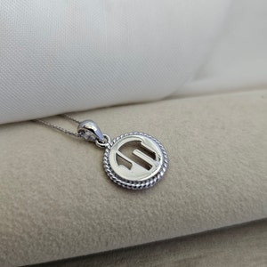 14k Gold Chai Pendant, Judaica Jewelry, Made in Israel