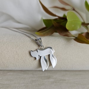 14k Gold Chai Pendant, Jewish Jewelry, mother day gift, Chai necklace gold, Chai necklace woman