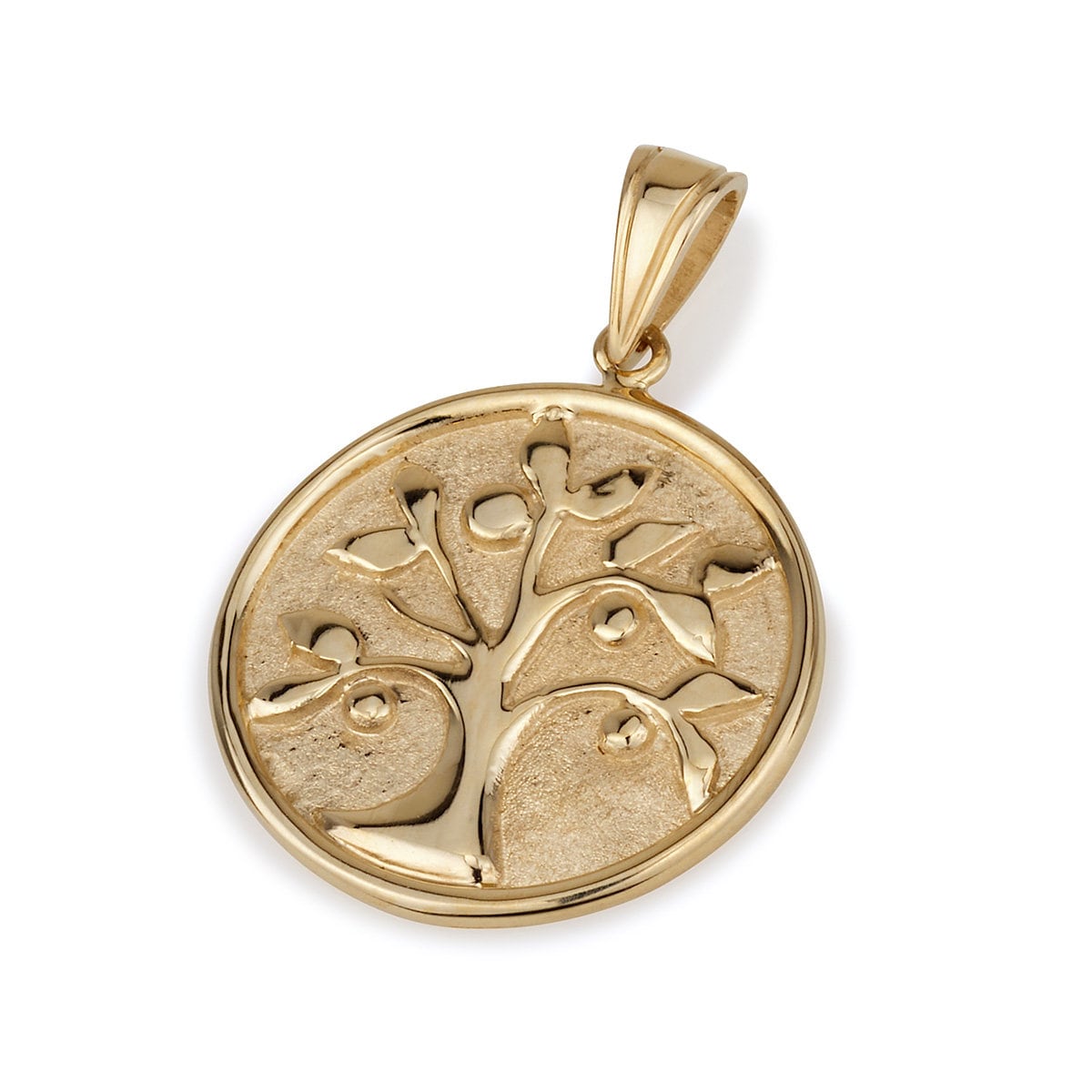 14k Gold Tree of Life Pendant, Kabbalah Pendant, Gift From Israel